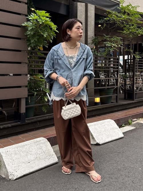 ダブルタックパンツ