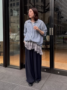 yuさん(レディース・162cm)の春コーディネート