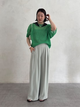 yuさん（レディース・162cm）の夏コーディネート