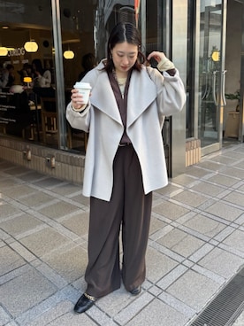 yuさん(レディース・162cm)の冬コーディネート