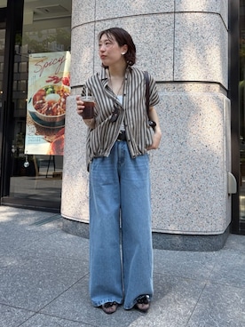 yuさん(レディース・162cm)の夏コーディネート