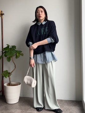 yuさん（レディース・162cm）の春コーディネート