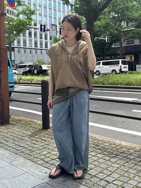 yuさん（レディース・162cm）の夏コーディネート