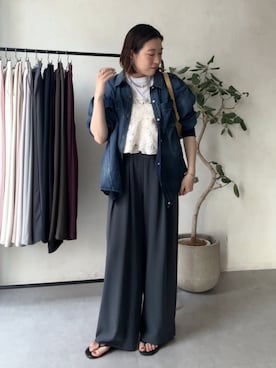 yuさん(レディース・162cm)の春コーディネート