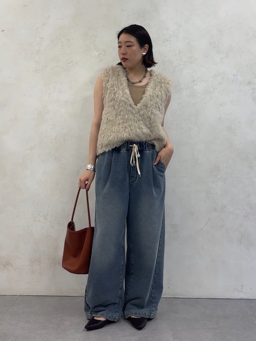 【デニムなのにスウェット!?】スウェットデニムパンツ