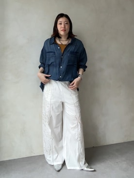 yuさん（レディース・162cm）の春コーディネート