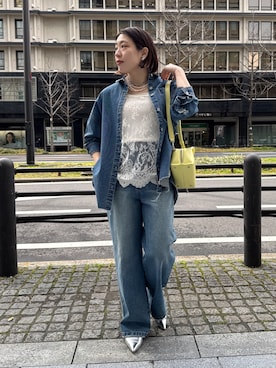 yuさん(レディース・162cm)の春コーディネート