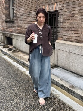 yuさん(レディース・162cm)の夏コーディネート