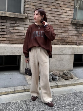 yuさん(レディース・162cm)の冬コーディネート