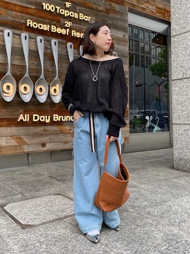 yuさん(レディース・162cm)の夏コーディネート