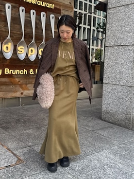 yuさん（レディース・162cm）の夏コーディネート