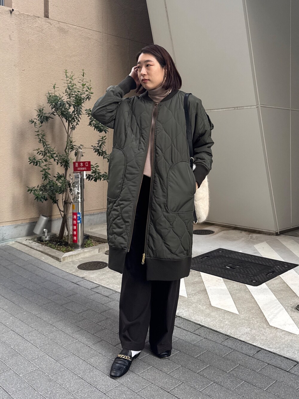 DOUDOU ロングMA-1 DouDou ジャケット MA-1 「WEB限定」ロングMA-1 レディース