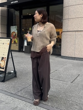 「季節の変わり目羽織コーデ」｜yuさん（レディース・162cm）の秋コーディネート