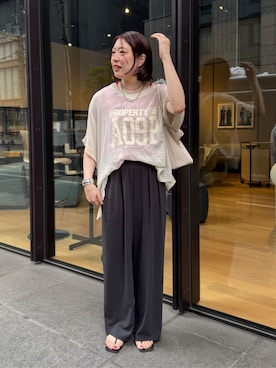 yuさん(レディース・162cm)の春コーディネート