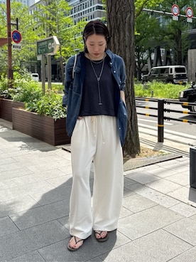 yuさん（レディース・162cm）の春コーディネート