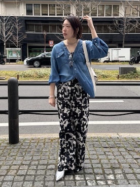 yuさん（レディース・162cm）の春コーディネート