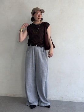 yuさん(レディース・162cm)の夏コーディネート