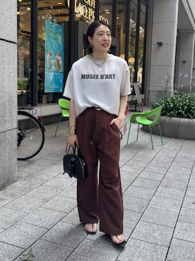 yuさん(レディース・162cm)の夏コーディネート