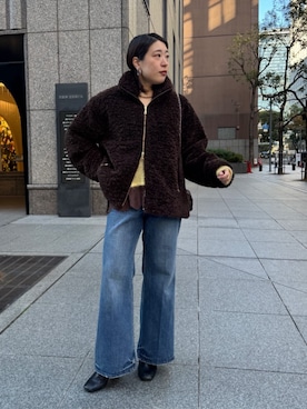 yuさん(レディース・162cm)の冬コーディネート