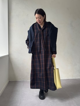 yuさん（レディース・162cm）の冬コーディネート