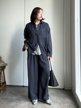 yuさん(レディース・162cm)の冬コーディネート