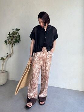 yuさん(レディース・162cm)の夏コーディネート