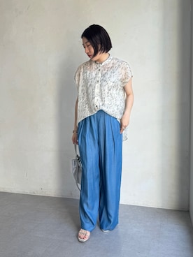 yuさん（レディース・162cm）の夏コーディネート