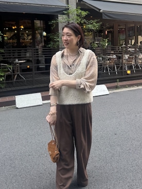 yuさん（レディース・162cm）の夏コーディネート