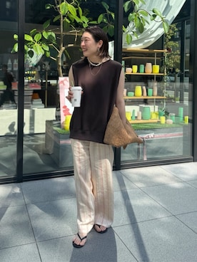 yuさん（レディース・162cm）の夏コーディネート