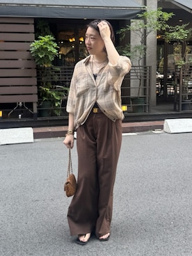 yuさん（レディース・162cm）の夏コーディネート