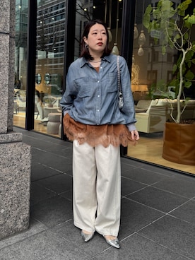 yuさん(レディース・162cm)の春コーディネート