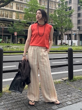 yuさん（レディース・162cm）の夏コーディネート