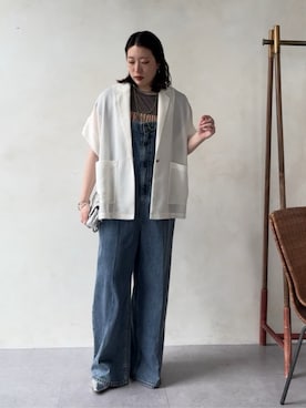 yuさん（レディース・162cm）の春コーディネート