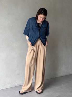 yuさん（レディース・162cm）の夏コーディネート
