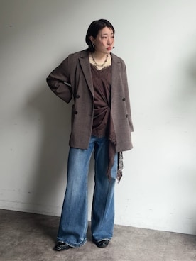 yuさん（レディース・162cm）の春コーディネート