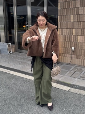 「アイテム（ストール/ショール）」を使った、yuさん（レディース・162cm）の夏コーディネート