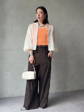 yuさん（レディース・162cm）の春コーディネート