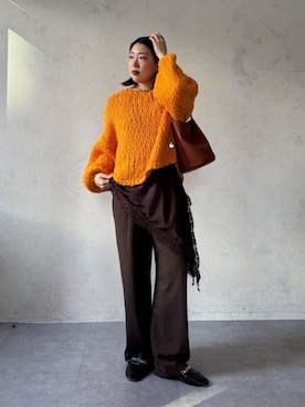 yuさん（レディース・162cm）の冬コーディネート