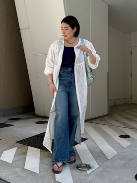 yuさん(レディース・162cm)の夏コーディネート