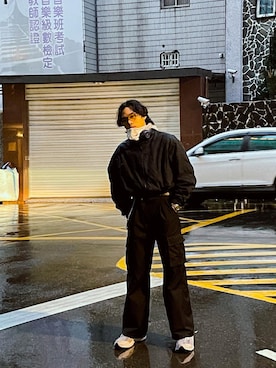 「ZARA（ザラ）のアイテム（ダウンジャケット/コート）」を使った、Peter さん（メンズ・175cm）の春コーディネート