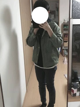 「アイテム（ジャケット/アウター）」を使った、Glueさん（メンズ・170cm・10代）の秋コーディネート