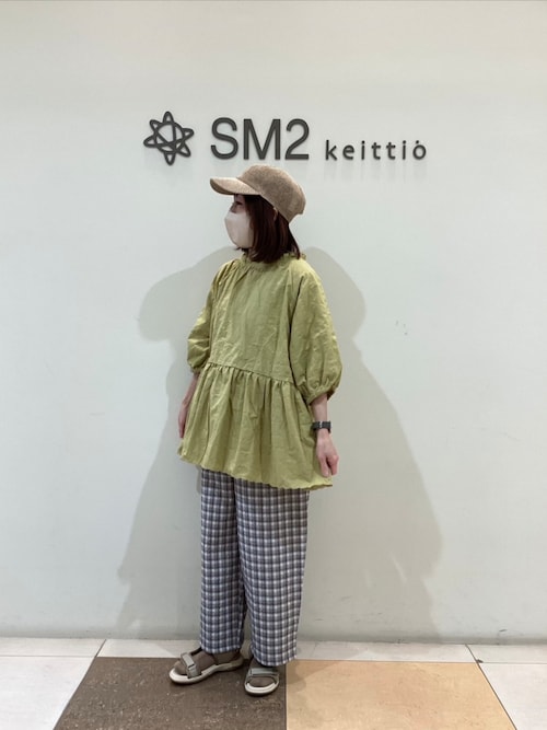裾刺繍前後2WAYスキッパーチュニック（シャツ/ブラウス