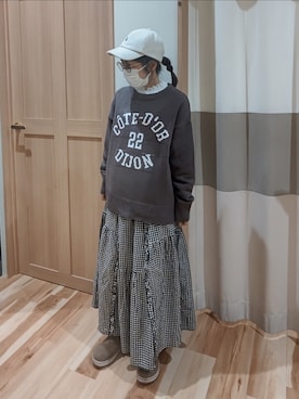 *＊𝕪𝕦𝕜𝕒＊*さん（レディース・149cm）の冬コーディネート