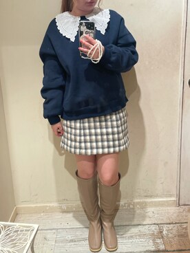 yuzuさん（レディース・162cm）の冬コーディネート