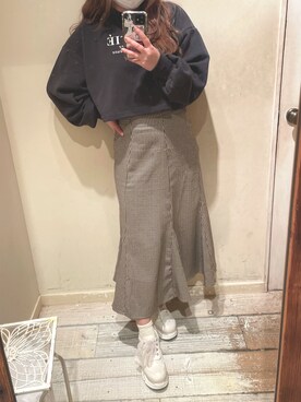 yuzuさん（レディース・162cm）の冬コーディネート