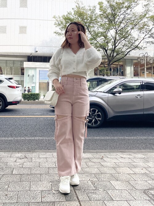 OLIVE des OLIVEyuzuさんのデニムパンツを使ったコーディネート - ZOZOTOWN