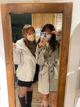 「アイテム（ステンカラーコート）」を使った、yuzuさん（レディース・162cm）の秋コーディネート
