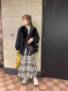 yuzuさん（レディース・162cm）の冬コーディネート