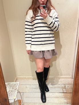 yuzuさん（レディース・162cm）の冬コーディネート