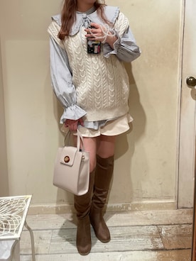 yuzuさん（レディース・162cm）の秋コーディネート